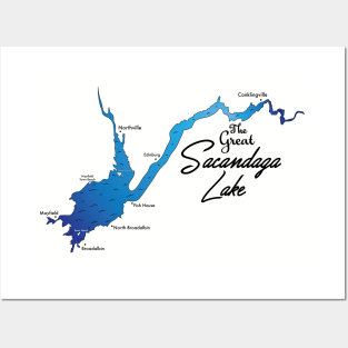 The Great Sacandaga Lake, NY Posters and Art